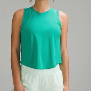 Lululemon Sculpt Cropped Tank Top
Maldives Green size 0